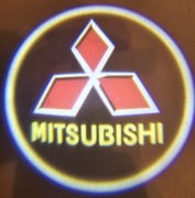 Mitsubishi 2x Logo LED - podświetlenie powitalne do drzwi - projektor