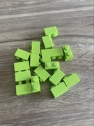Lego klocek 1x2 3004 jasnozielony 17sztuk
