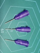 3× Igła dozownik 21G prosta luer do pasty, topnika