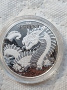 1 DOLAR SEA SERPENT NIUE 2024R.UNCJA SREBRA.