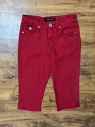 Rybaczki jeansowe czerwone szorty spodenki Marc Lauge rozmiar 34 XS