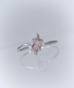 Srebrny pierścionek kolorowa cyrkonia pr.925 r.8