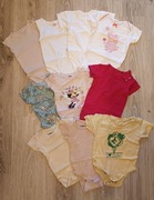Zestaw ubrań dla dziewczynki, rozmiar 74