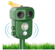 Ultradźwiękowy odstraszacz Zwierząt z zasilaniem solarnym