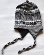 Rewelacyjna Czapka z Peru! Chullo! Czapka uszatka!