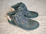 Kazar, skóra, granatowe, rozm.42/27,5cm, Jak nowe