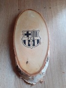 Fc Barcelona. Dekoracja z drzewa. 