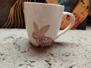 wielkanocny kubek Pepco królik zając 470 ml