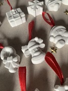 50szt - Zawieszki gipsowe do malowania na Boże Narodzenie - odlewy