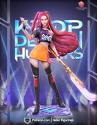 Figurka druk 3D żywica 12K " Kpop Demon Hunters - Mira - F1223 " - 120 mm