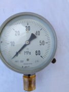 Manometr 60MPa /    600bar   średnica 100 mm