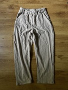 beżowe dresy by o la la s szerokie nogawki wysyłka dziś