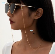 Modny Łańcuch do Okularów z Retro Zawieszką – 70 cm