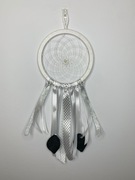 Łapacz snów „Konwalia” weselna ozdoba boho biały 