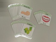 Nauka MOWY, głoski SYCZĄCE, karty, obrazki 30 szt