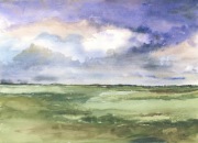 Akwarela obraz ręcznie malowany A3