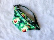 Nowa torebka nerka fannypack awokado, avokado, koty, cats handmade