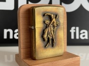 Zapalniczka Zippo 1993 Marlboro Wild West, Bucking Bronco, Cowboy, Brass