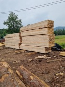 Deski szalunkowe, więźba dachowa 