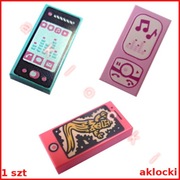 LEGO PŁYTKA 1x2 3069bpb0175 3069bpb0723 3069bpb0279 TELEFON/MP3/SMARTFON