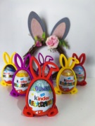 Zajączek Wielkanocny na jajka niespodzianki figurka ozdoba stojak 