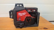 Laser krzyżowy akumulatorowy Milwaukee M12 3PL zestaw 3x360°
