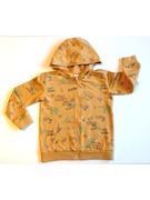 bluza rozpinana z kapturem  r. 134 Sinsay beżowa  piaskowa