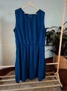 Sukienka chabrowa kobaltowa XL 42 Top Secret niebieska granatowa zwiewna de