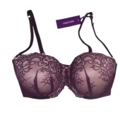 BESIRED Biustonosz koronkowy balkonetka Push UP 80 F