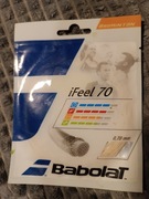 Naciąg do badmintona Babolat iFeel 70 set. 10,2 m. white 0,70 mm.