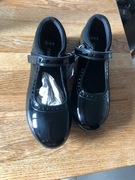 buty baleriny lakierki 36 nowe czarne dziewczynka