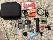 Kamera sportowa GoPro Hero 8 Black 4x aku bdb stan duży zestaw 100% ok