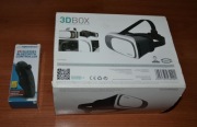 Zestaw do gier 3D - Gogle 3D i Pilot z joystickiem bluetooth - super stan