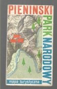 Pieniński Park Narodowy1977 mapa