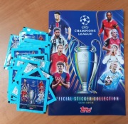 Champions League 2024-2025 Naklejki Saszetki x 100 sztuk plus album Nowe