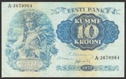 ESTONIA 10 KORON 1937  - 3