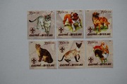Gwinea Bissau Sw 2455-60** psy i koty