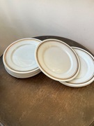 Talerzyki 8 sztuk zestaw talerz Lubiana PRL