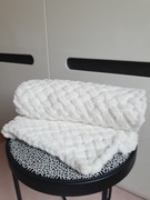 Kocyk dziecięcy biały 