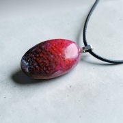 Naszyjnik 3D z żywicy – rękodzieło, unikat