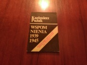 Wspomnienia 1939-1945 Kazimierz  Pużak przedwojenny działacz PPS