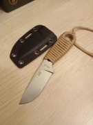 Nóż ESEE IZULA ze stali D2 na co dzień, szkielet z pochwą