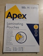 Folia do laminowania A4 100 szt gramatura 80