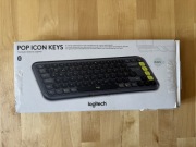 Klawiatura Logitech POP ICON Keys Grafit OUTLET Nowa