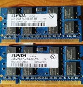 Pamieć laptop Elpida pc2 6400S 666 4GB