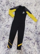 Kombinezon neoprenowy damski czarny ZCCO roz 128/134