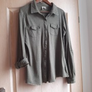 Passport - damska koszula w kolorze khaki, rozm. XL