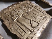 Płaskorzeźby egipskie Egipt gipsowe x4szt.