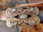 Pasek damski z klamrą w stylu Kowbojskim 