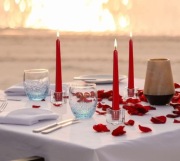 Szklane świeczniki, zestaw 6 sztuk, przezroczyste szkło